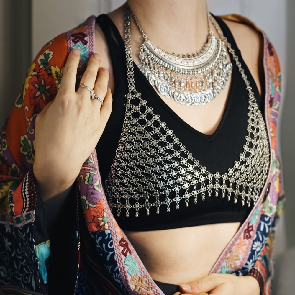 Body Chain Bralette - Chainmail Bra Only